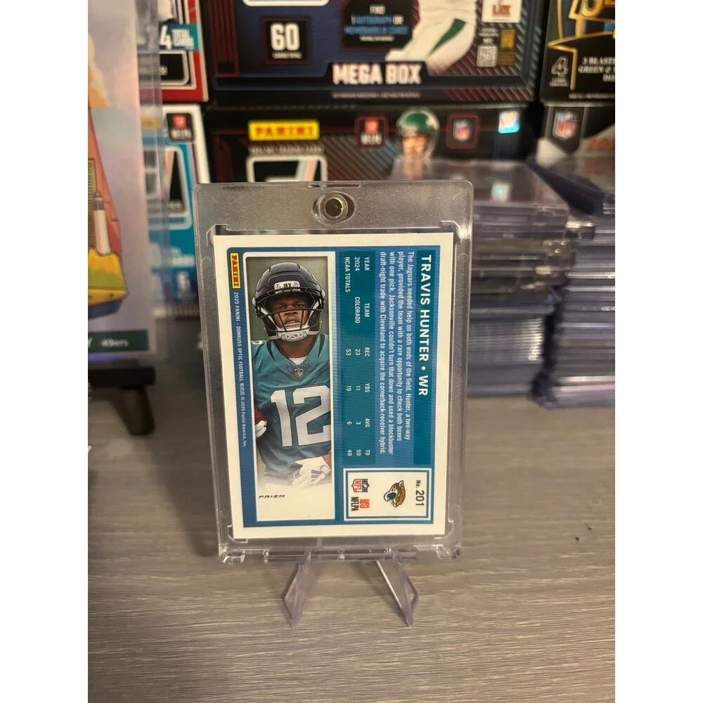 Travis Hunter Pink Optic Rated Rookie - Picture 2 of 2